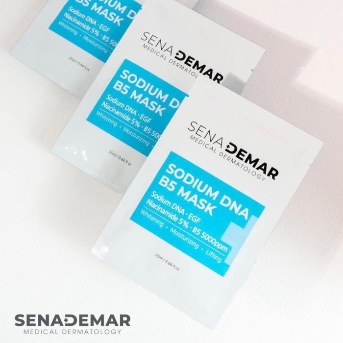 Mặt Nạ Phục Hồi Tế Bào Gốc SenaDemar Sodium DNA B5 Mask 25ml