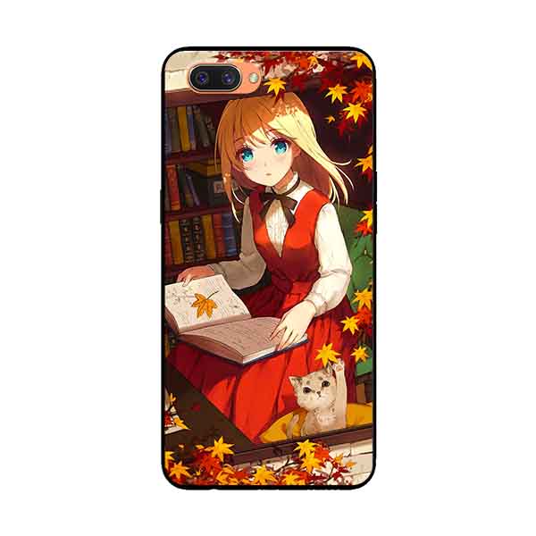 Ốp Lưng Dành Cho Oppo A12e mẫu Girl Anime 13 - Hàng Chính Hãng