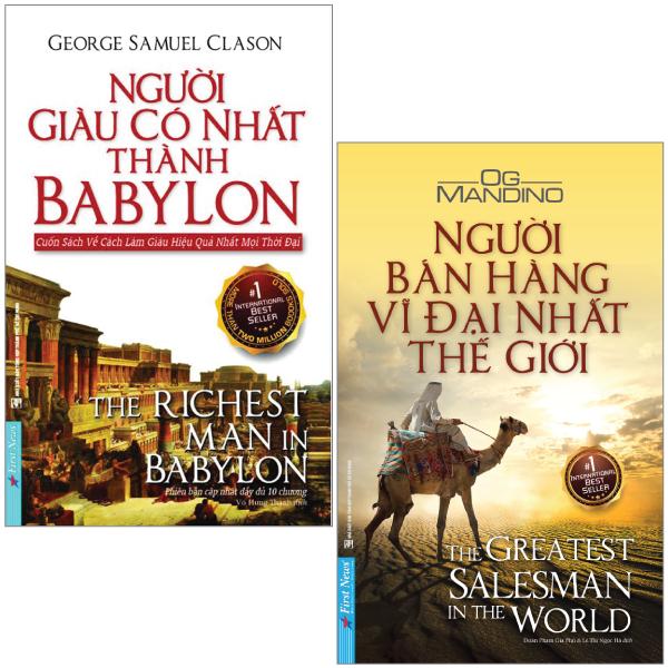Combo Sách Người Giàu Có Nhất Thành Babylon  Người Bán Hàng Vĩ Đại Nhất Thế Giới Bộ 2 Cuốn