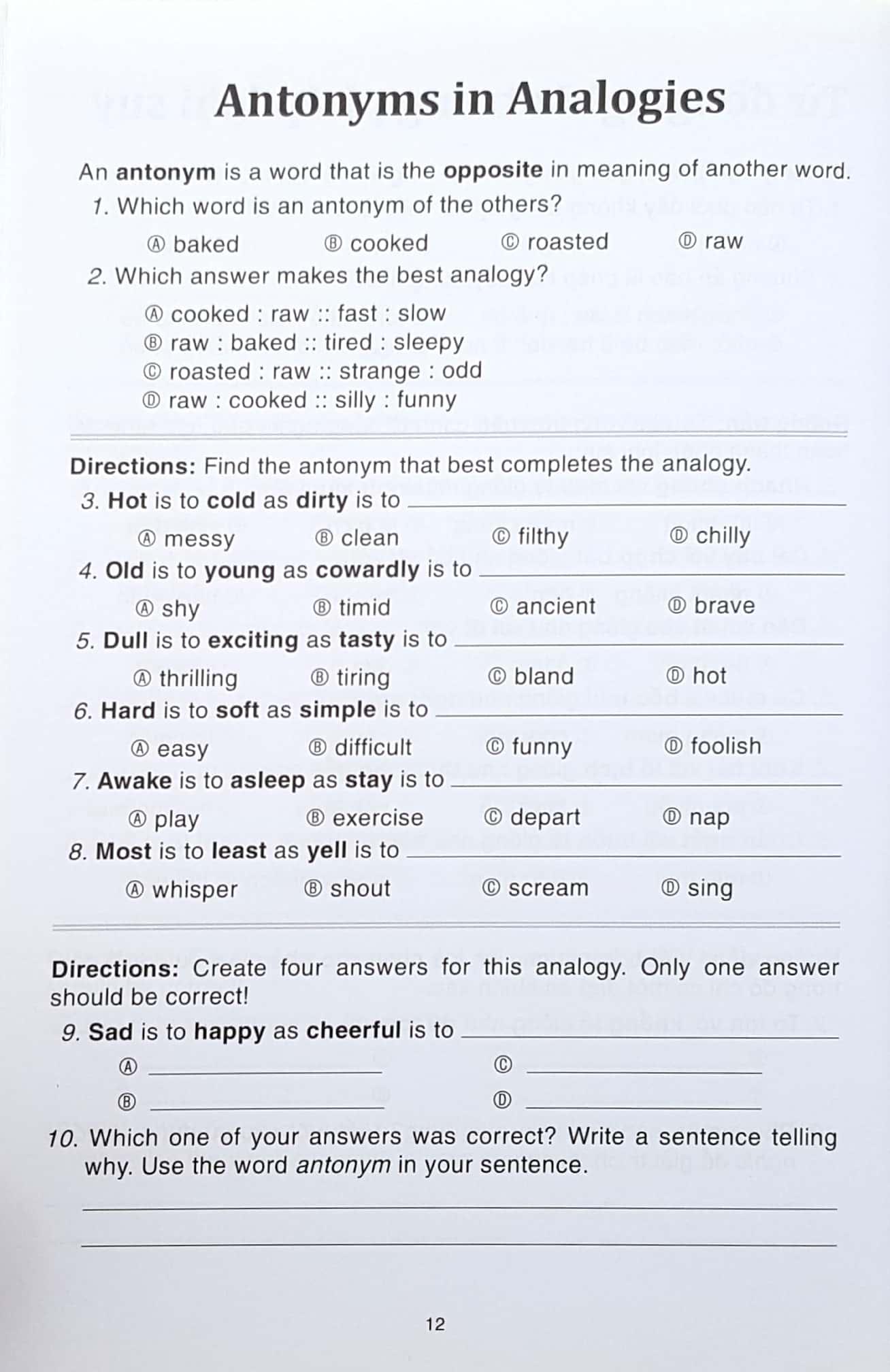 Analogies for Critical Thinking (Tập 2)