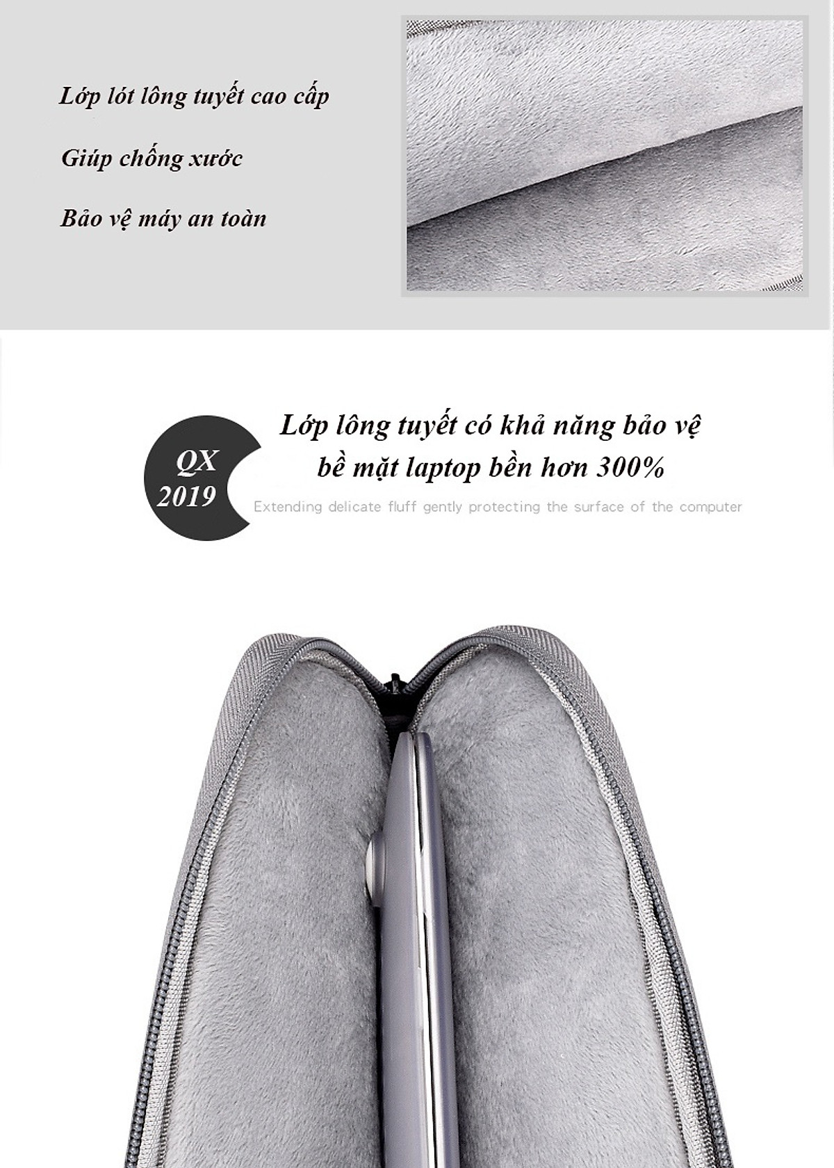 Túi Chống Sốc Dành Cho Macbook Laptop 2024