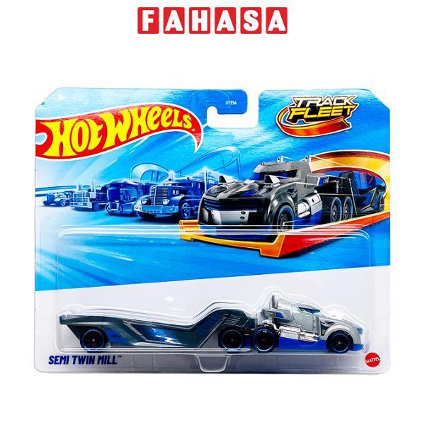 Đồ Chơi Mô Hình Siêu Xe Tải Trung Chuyển - Hot Wheels HYT56 - Semi Twin Mill