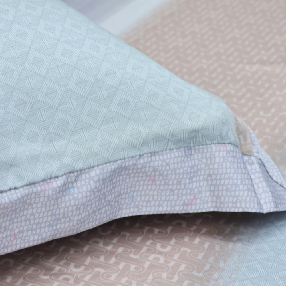 [LỤA TENCEL SIÊU MÁT LẠNH] Bộ 5 món ga gối Tencel Pristine NP8907 nhiều size 100% tencel 80s chính hãng 1m2x2m, 1m4x2m, 1m6x2m, 1m8x2m, 2mx2m2