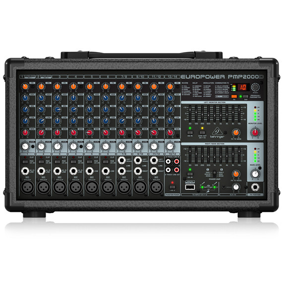 Power Mixer - Mixer tích hợp Ampli - Behringer PMP2000D- Hàng chính hãng