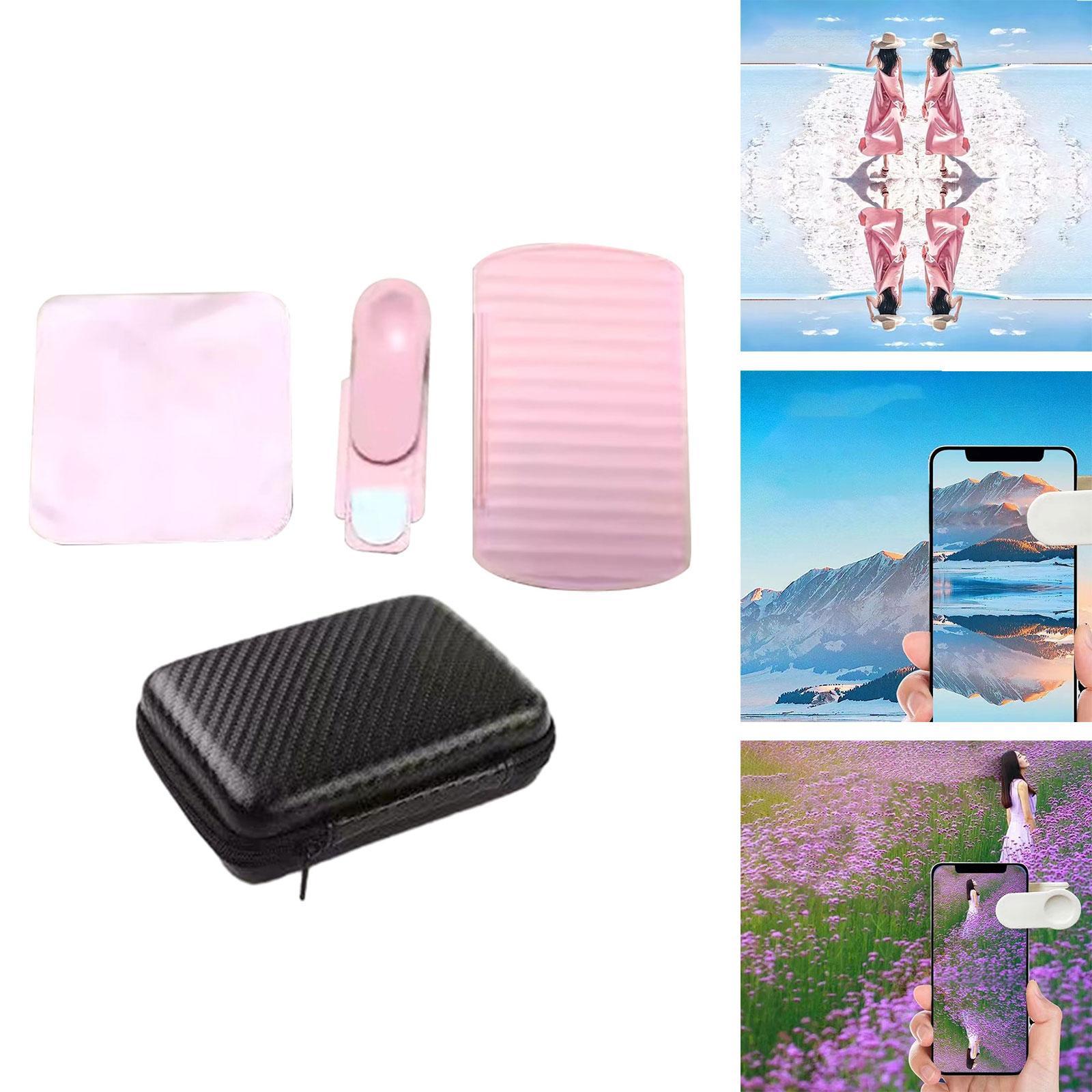 Phone Reflection Clip Universal Portable for Travel Cellphone Photography Mirror