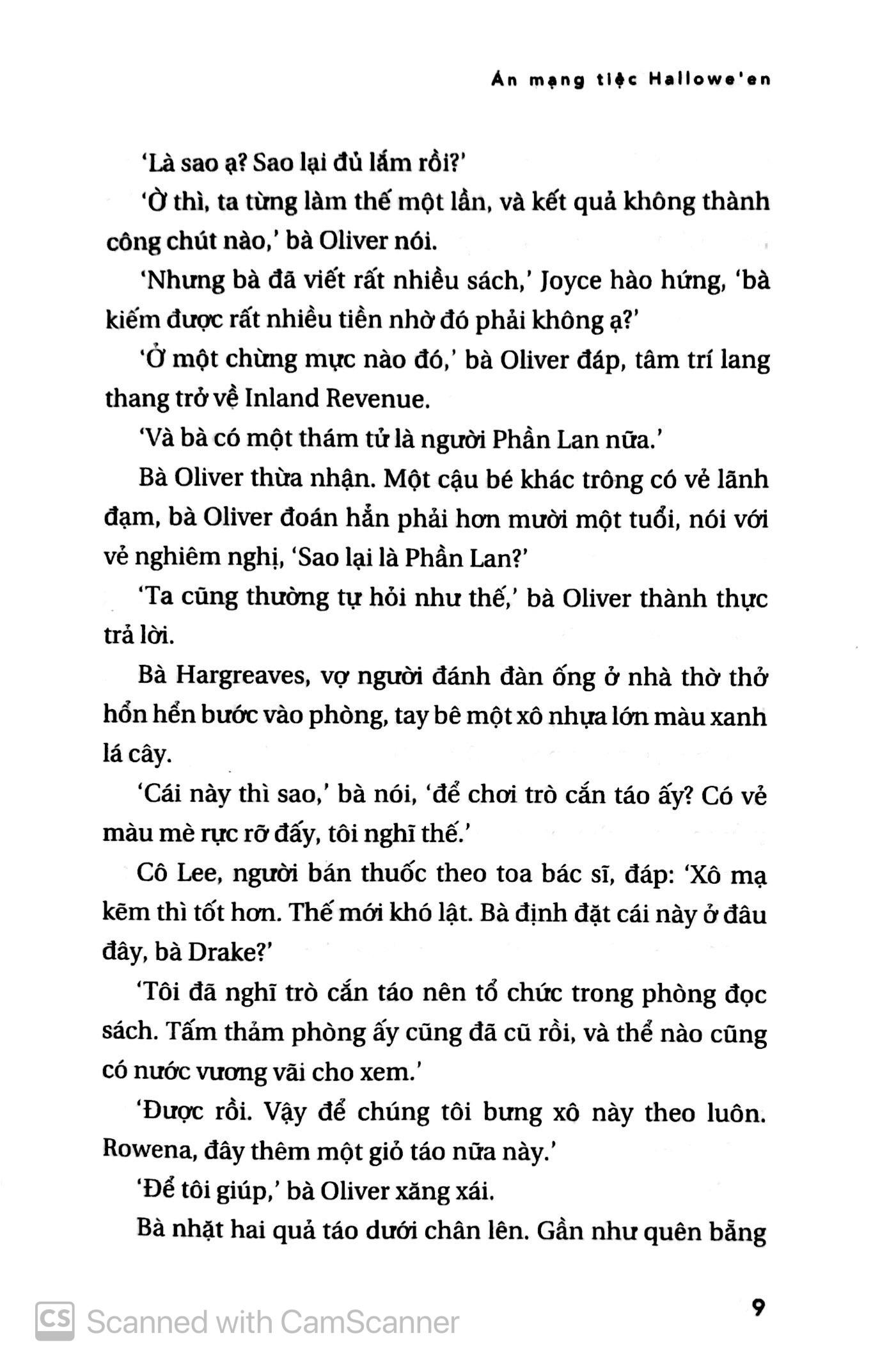 Sách Án Mạng Tiệc Hallowe'en