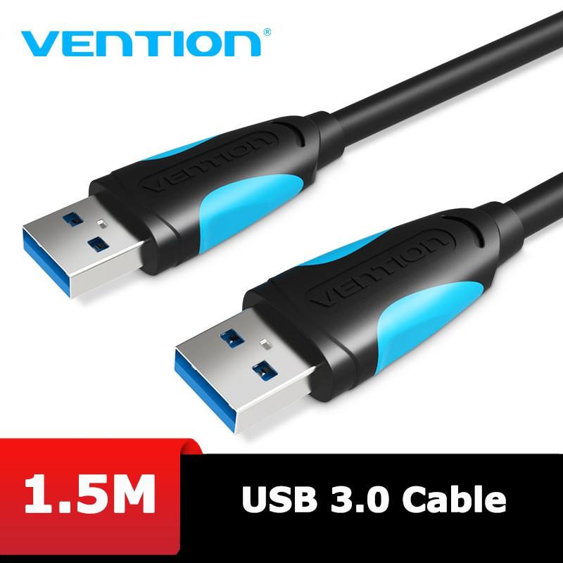 Cáp USB 3.0 2 đầu đực Vention - VAS-A18-B150 màu đen - Hàng chính hãng