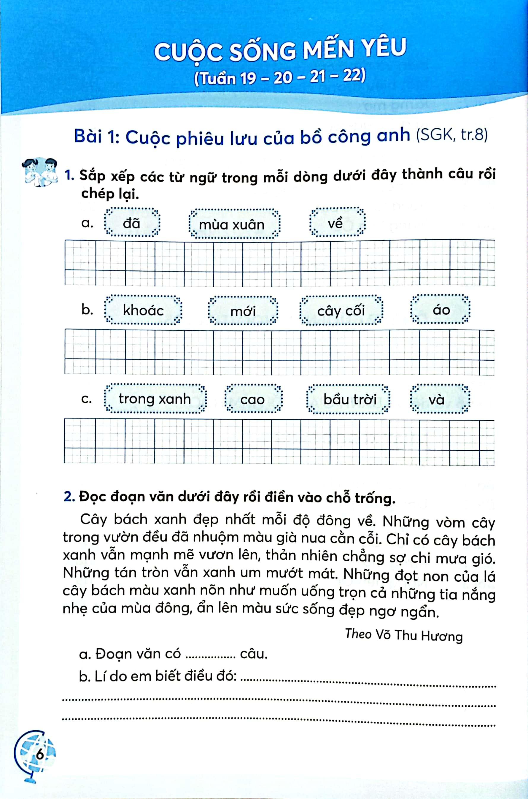 Vở Bài Tập Tiếng Việt 4 - Tập 2