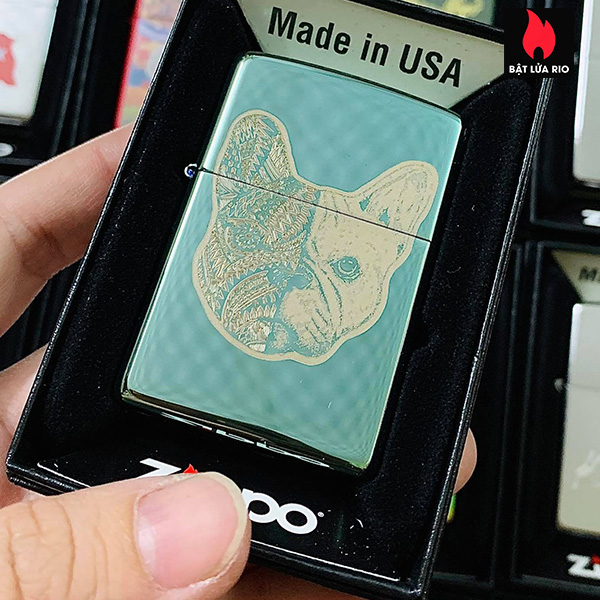 Bật Lửa Zippo 28129 Bulldog Design