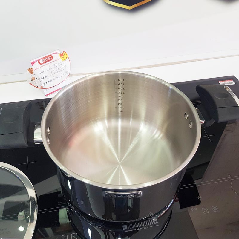 Bộ nồi chảo inox 304 đáy liền 3 lớp cao cấp Elmich Trimax XP model 2350866 hàng chính hãng