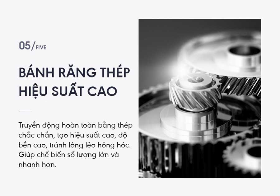 Máy nhào trộn bột thân khung thép Midimori, MDMR-9819A – Hàng chính hãng