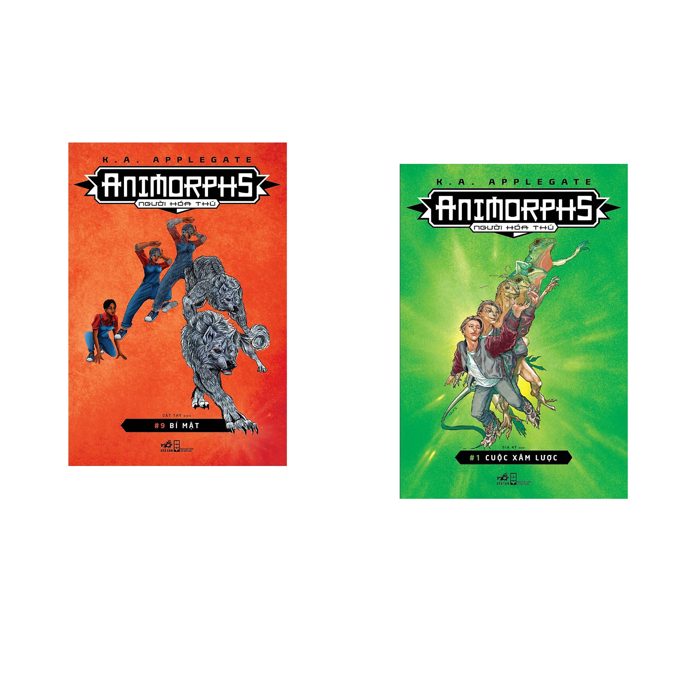 Combo 2 cuốn sách: Animorphs- ngươi hóa thú tập 9: Bí mật + Animorphs: cuộc xâm lược tập 1