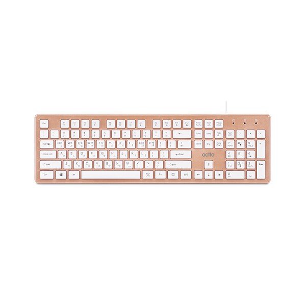 Bàn phím văn phòng có dây - Aurora Keyboard Actto KBD-46 - Hàng chính hãng