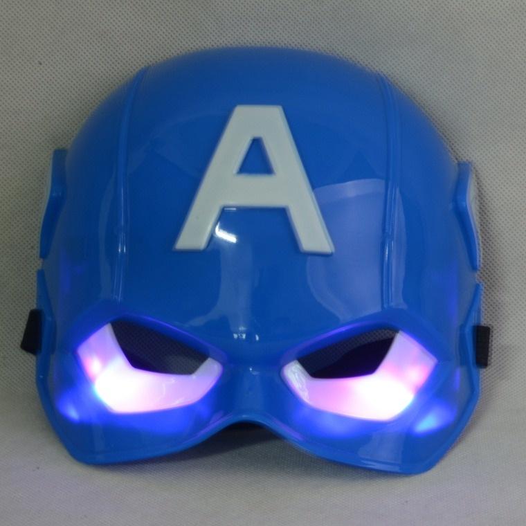 Hoá Trang Đội Trưởng Mỹ America Captain Khiên kiếm áo choàng bắn đĩa mặt nạ đồ chơi siêu nhân