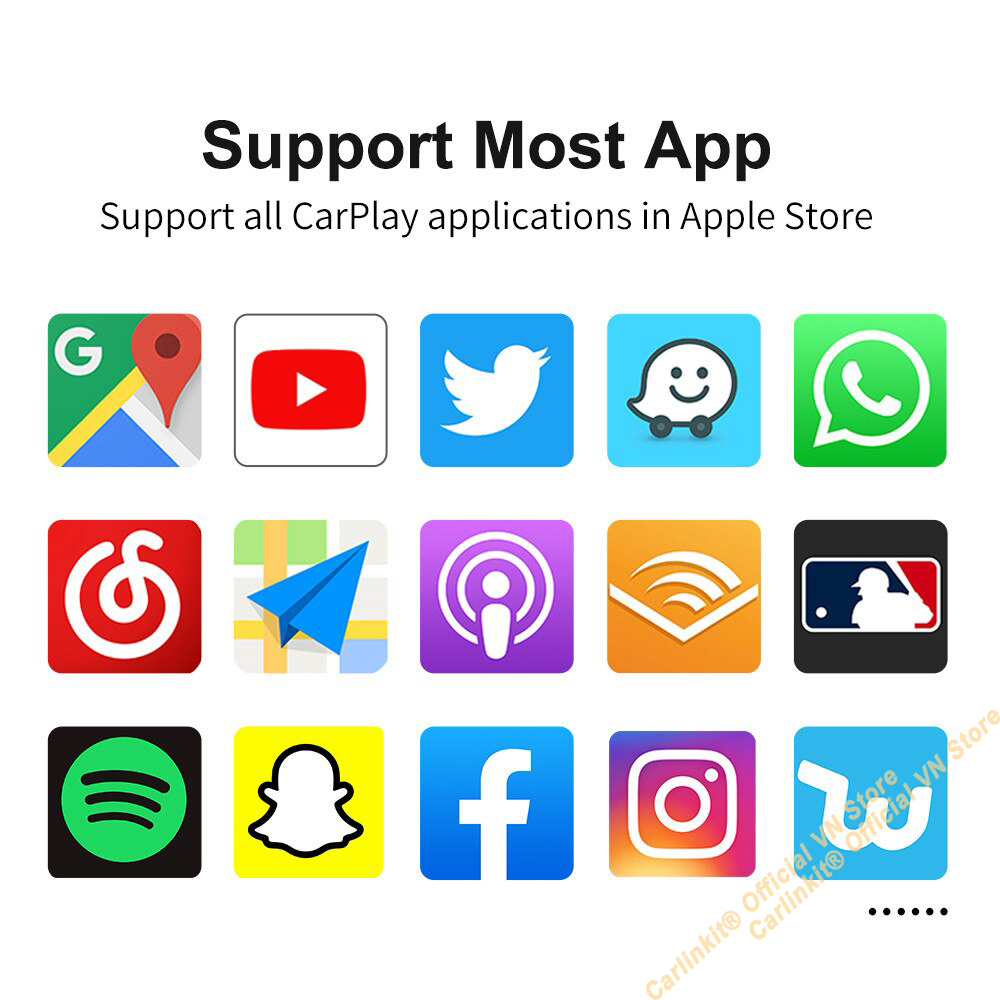 Carlinkit CPC200-AutoKit -Bộ Adapter chuyển đổi Apple Carplay có dây sang Apple Carplay không dây cho xe hơi màn Android.