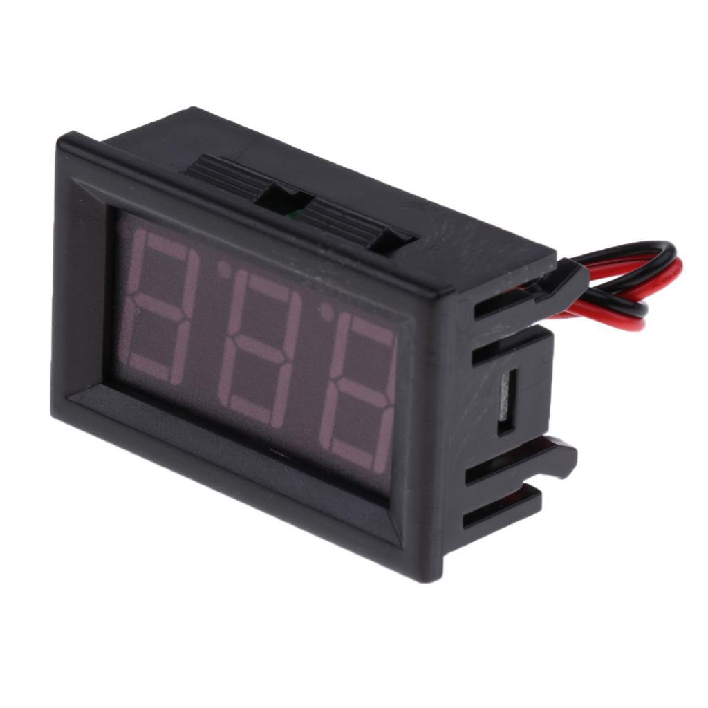 3Pcs DC 4.5V To 30V Voltage Meter LED Digital Panel Display Volt Voltmeter