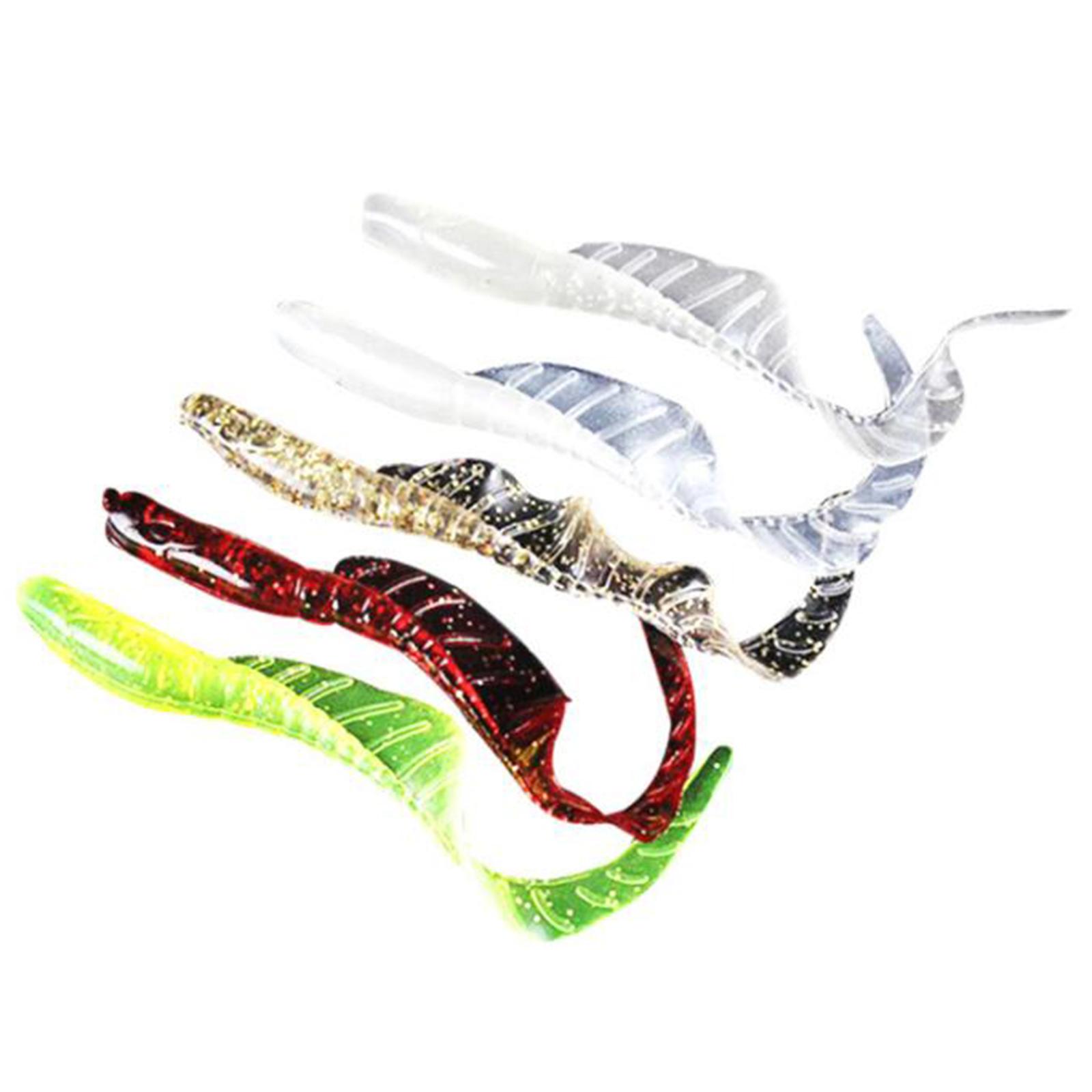 10Pcs Soft Fishing Lures Baits Swimbaits Lures for Fishing Trout