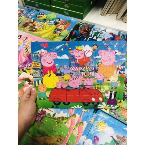 Đồ chơi tranh ghép gỗ 60 miếng gỗ puzzle - Bộ ghép hình - Tranh xếp hình