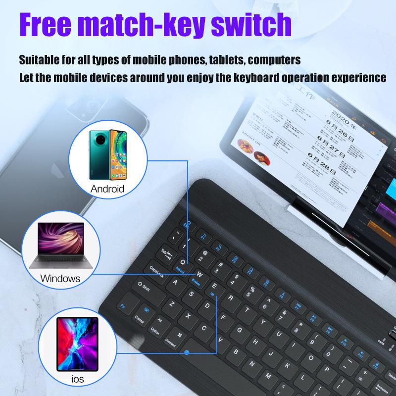 Nâng Cấp Máy Tính Không Dây Bàn Phím Và Chuột 11 12.9 10.5 Teclado Bluetooth Bàn Phím Và Chuột Không Dây Cho Android IOS Windows