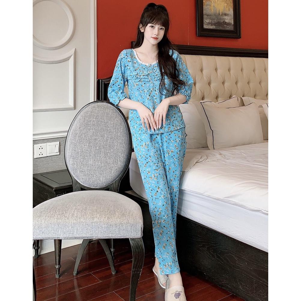 Đồ bộ mặc nhà cao cấp, chất đũi lạnh