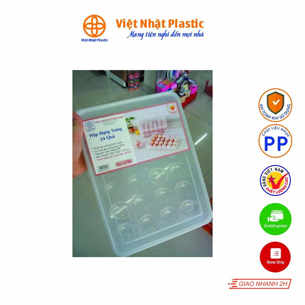 KHAY ĐỰNG TRỨNG 24 NGĂN NHỰA VIỆT NHẬT