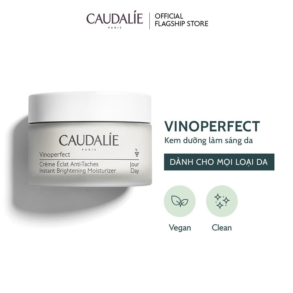 Kem dưỡng làm sáng da Caudalie Vinoperfect Instant Brightening Moisturizer - 50ml