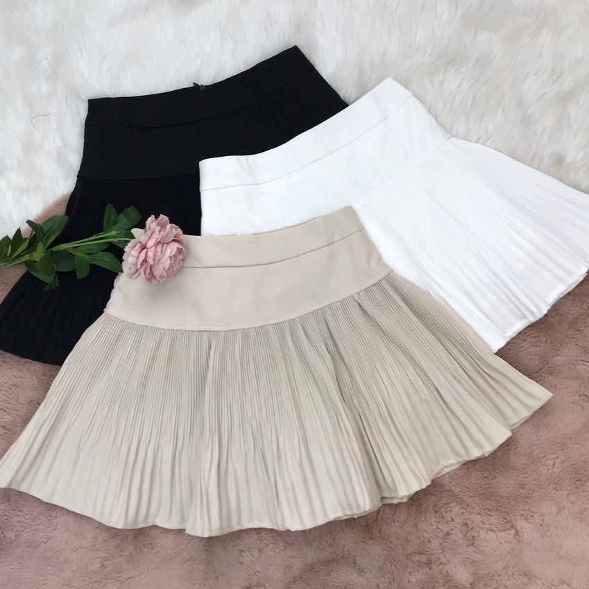 Chân váy tennis dập li nhỏ form xòe
