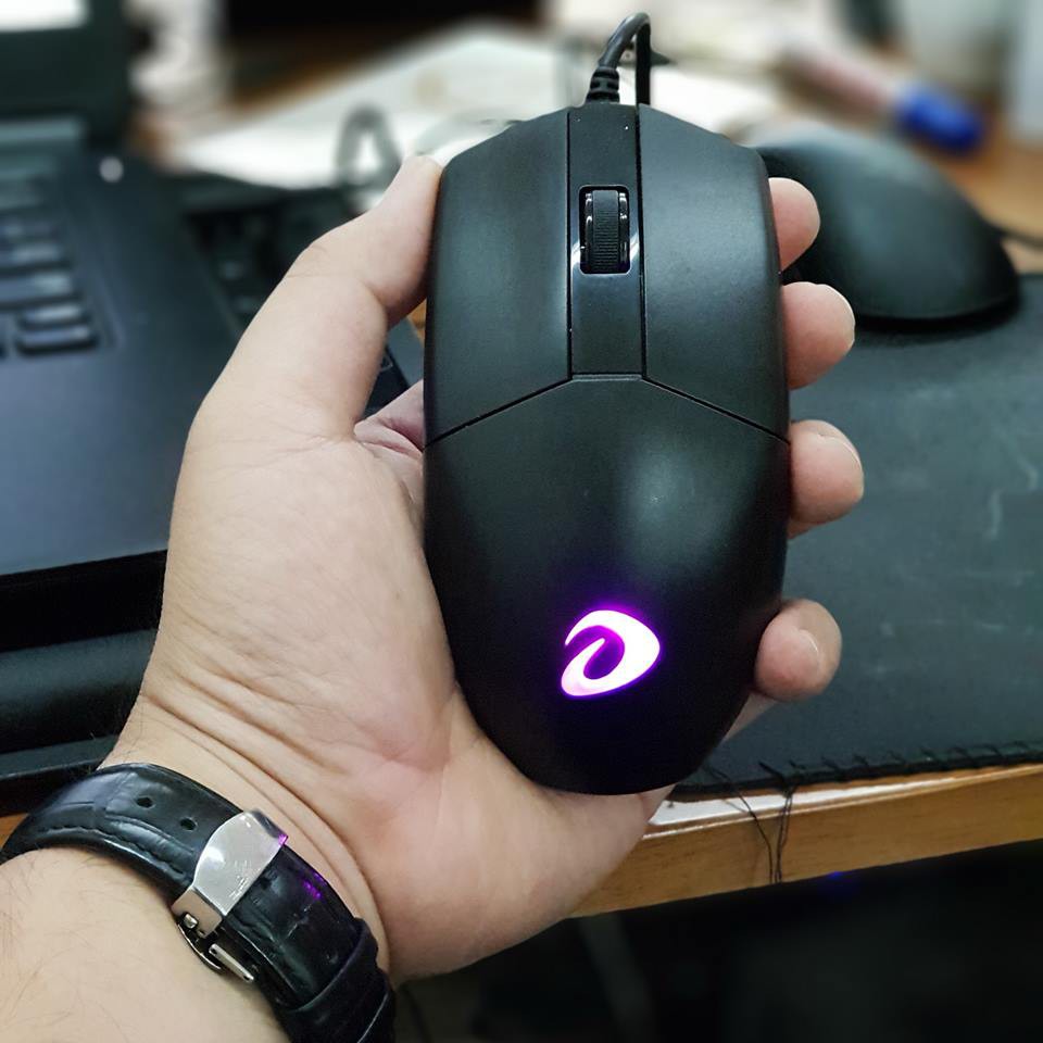 Chuột Gaming DAREU LM130 Đen - Hàng Chính Hãng