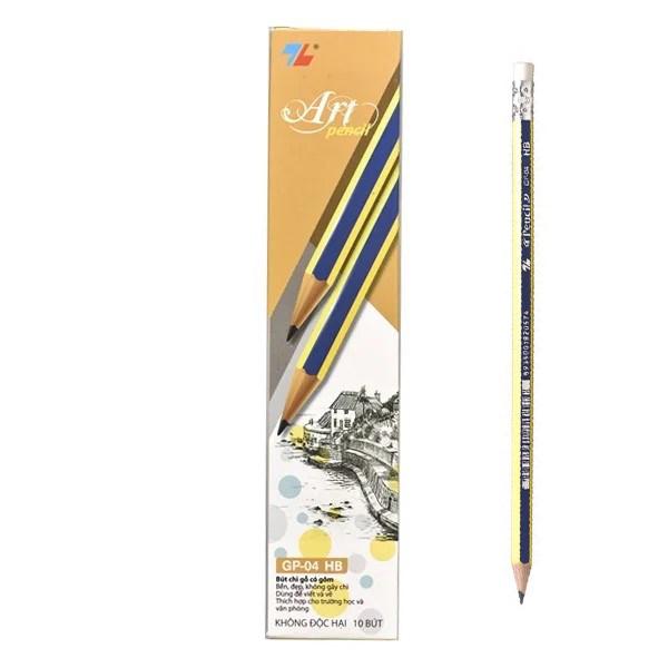 Hộp 10 Cây Bút Chì Gỗ Thiên Long GP-04 HB