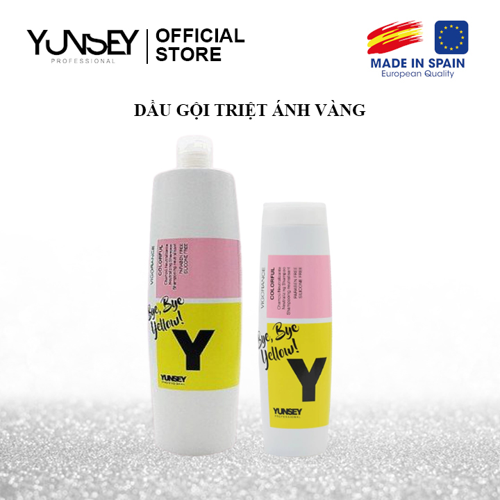 Dầu gội triệt ánh vàng Yunsey Bye-Bye Yellow Shampoo