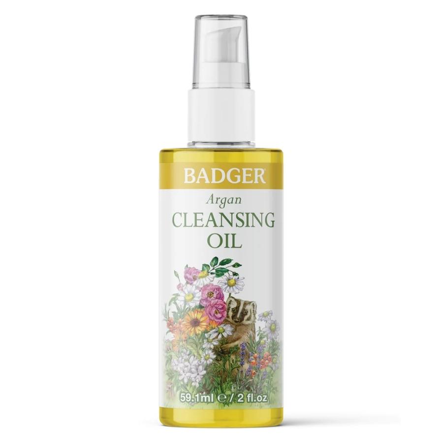 Dầu Rửa Mặt Tẩy Trang Badger Argan Cleansing Oil - 59.1 mL