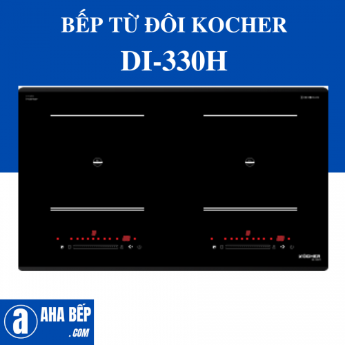 Bếp từ đôi Kocher DI-330H- Hàng Chính Hãng