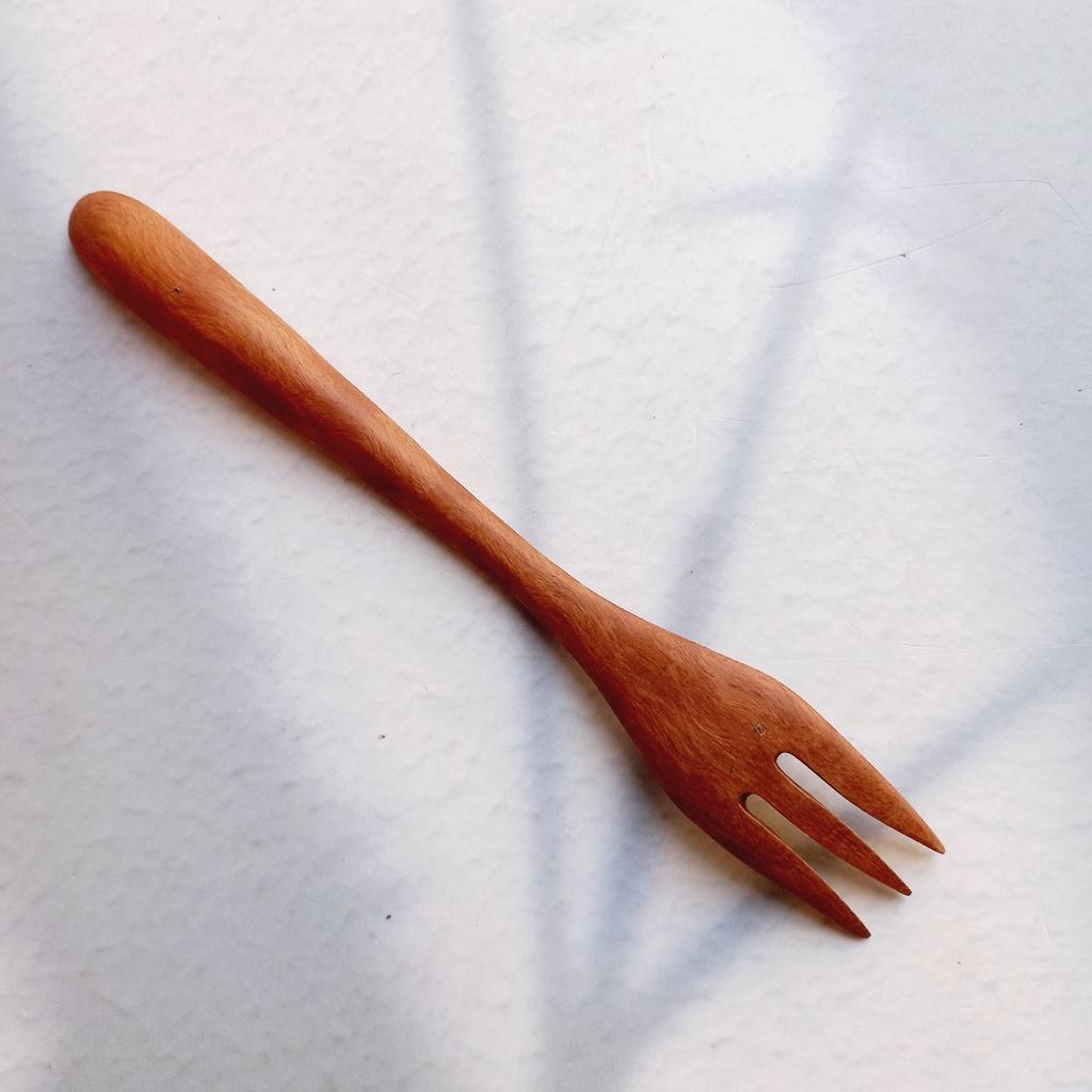 Dĩa,Nĩa Ăn Hoa Quả,Trái Cây, Dĩa Ăn Bánh Gato Gỗ Nhãn Cỡ 15cm,Dĩa Gỗ Thủ Công,Chụp Ảnh Trang Trí