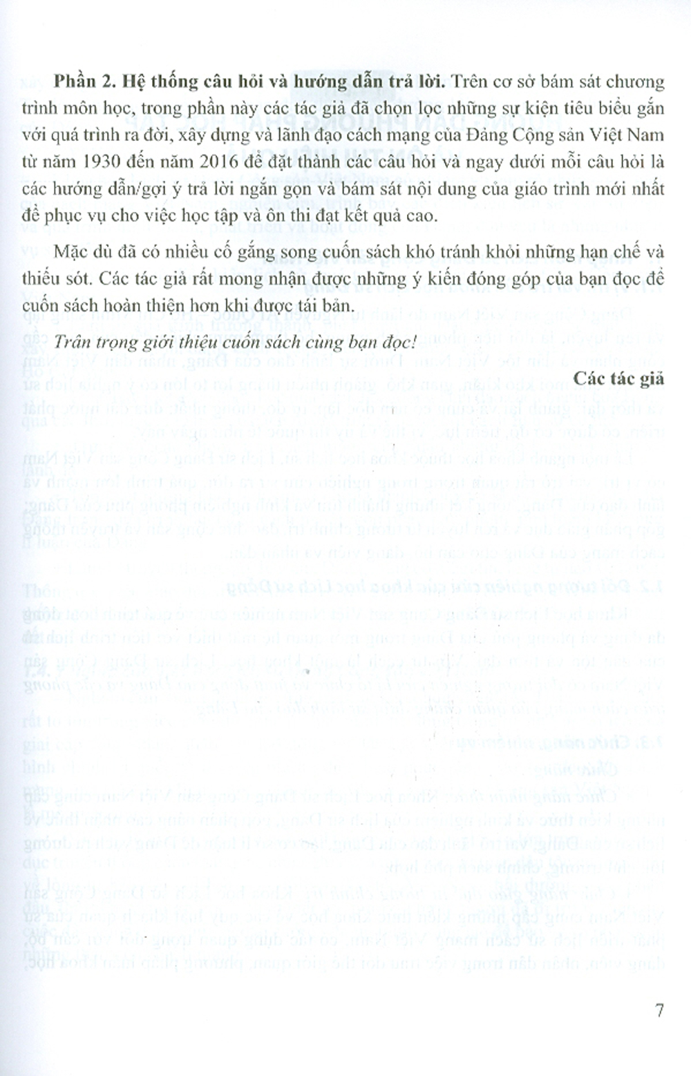 Hướng Dẫn Ôn Thi Hiệu Quả Môn Lịch Sử Đảng Cộng Sản Việt Nam (Dùng Cho Sinh Viên Đại Học Không Chuyên Lí Luận Chính Trị)