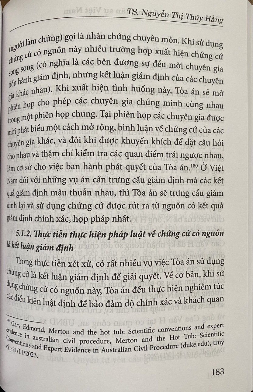 Chứng Cứ Trong Tố Tụng Dân Sự Việt Nam