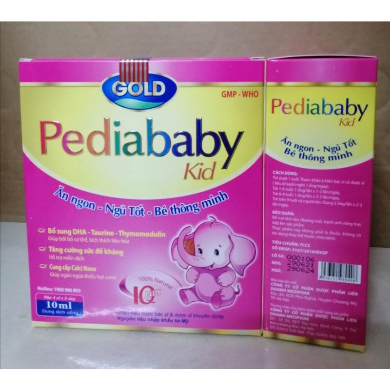 Pediababy ăn ngon ngon, bổ sung vitamin giúp bé ăn ngon ngủ tốt.