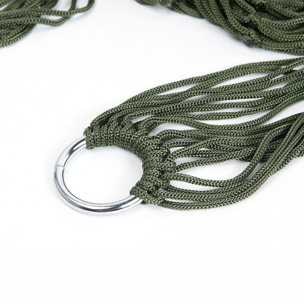 Võng Cho Cắm Trại Du Lịch Di Động Nylon Võng Ngủ Treo Ghế Lưới Thoải Mái Dây Võng Dropshipping