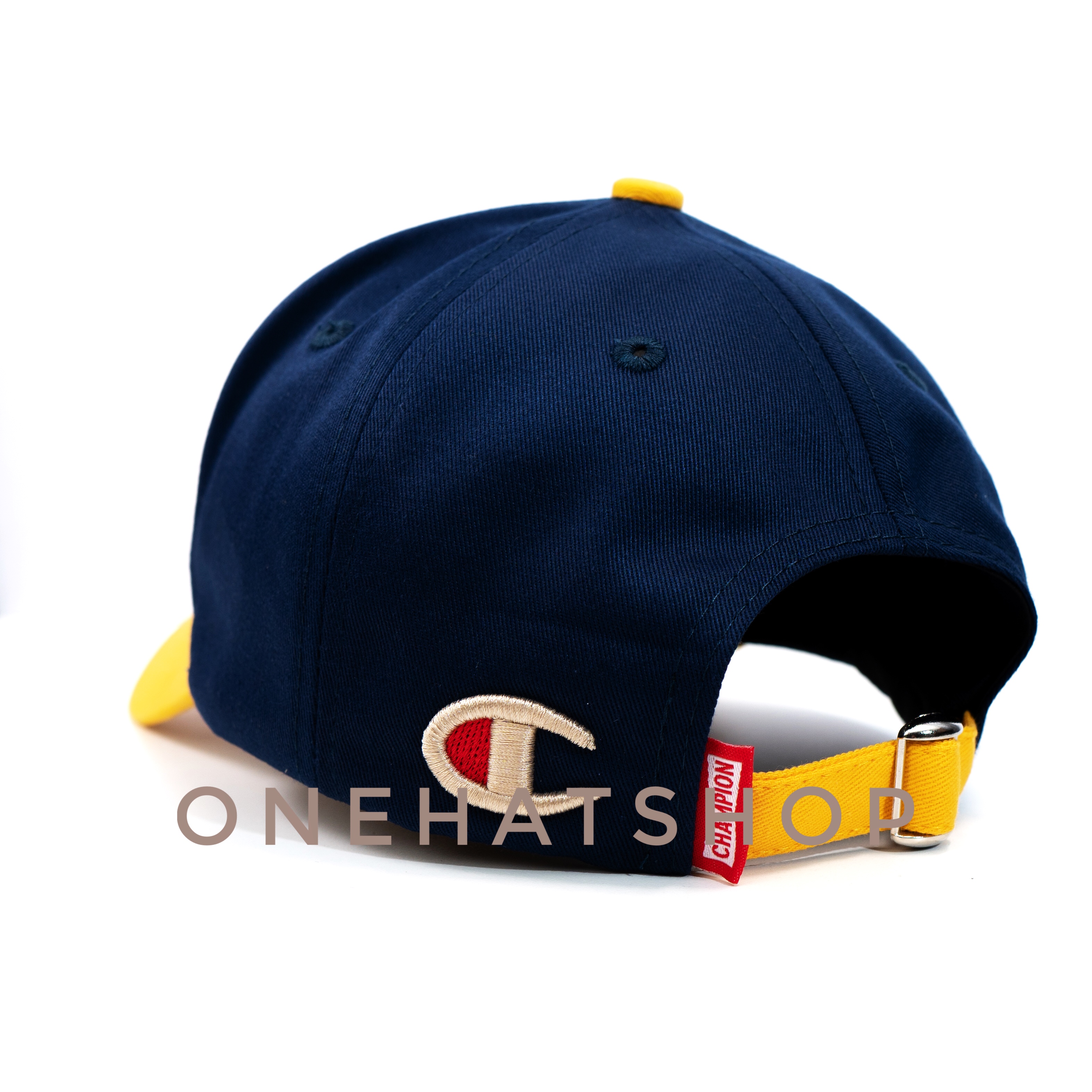 Nón Bóng Chày Lưỡi Trai Màu Navy Vành nón Màu Vàng fom Baseball - Vải loại 1- Chất lượng cao- One Hat