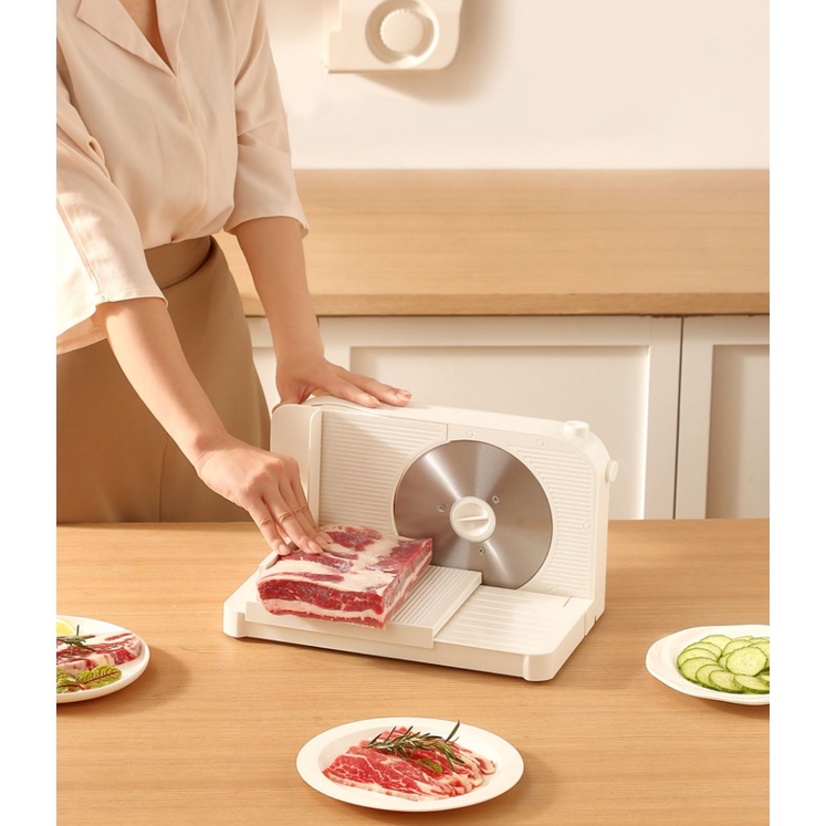 Máy cắt thực phẩm xếp gọn Folding Electric Meat Cutter 150W