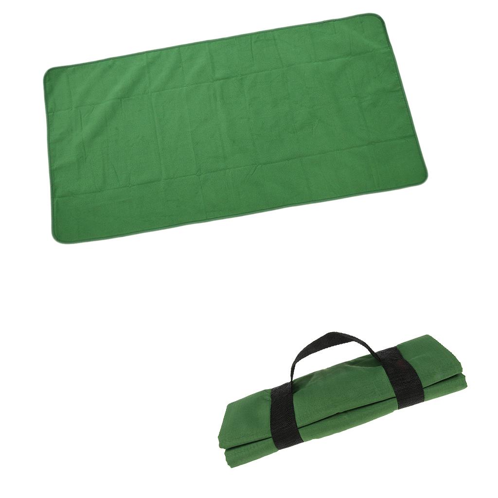 Fleece Foldable Camping Blanket Ultralight Picnic Beach Mat Waterproof Beach Camping Outdoor Blanket Mat Color Size Optional