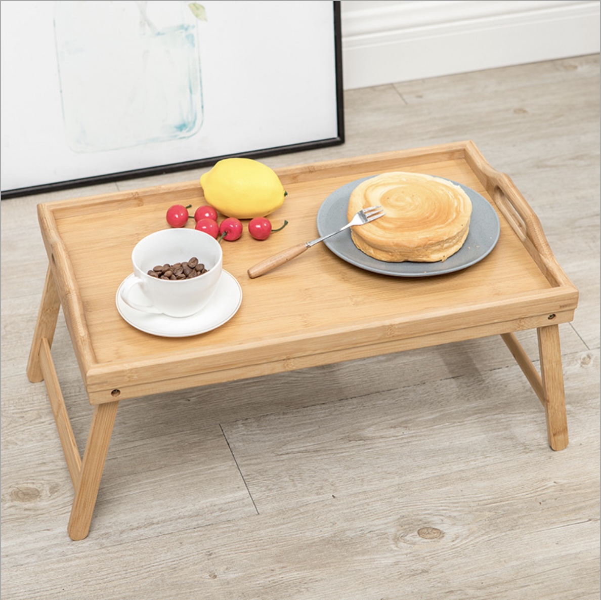 Bàn Tre Ăn Uống Làm Việc 2in1 Xếp Gọn