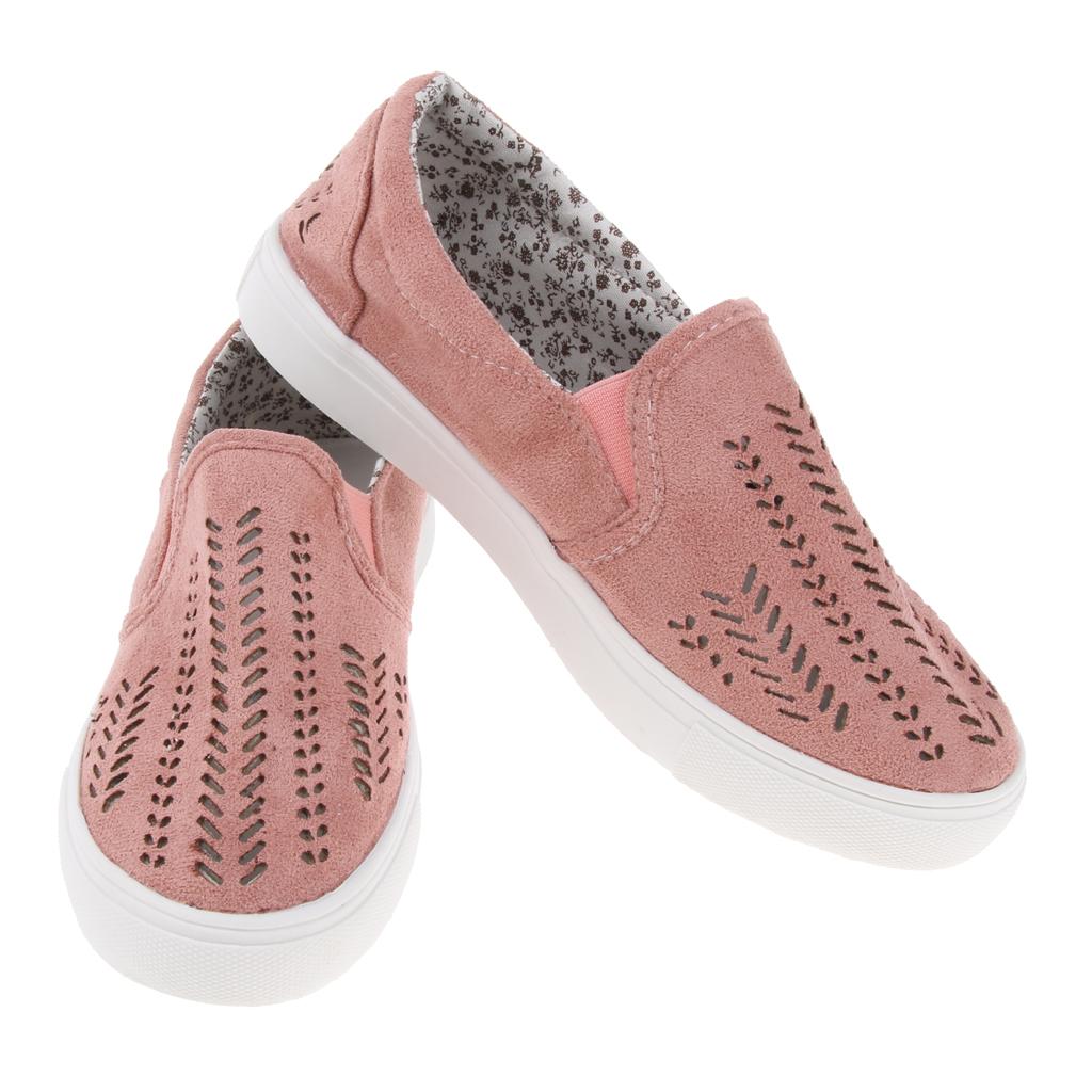 Women Casual Hollow Canvas Loafer Flats SlipOn Walking Shoes Sneaker