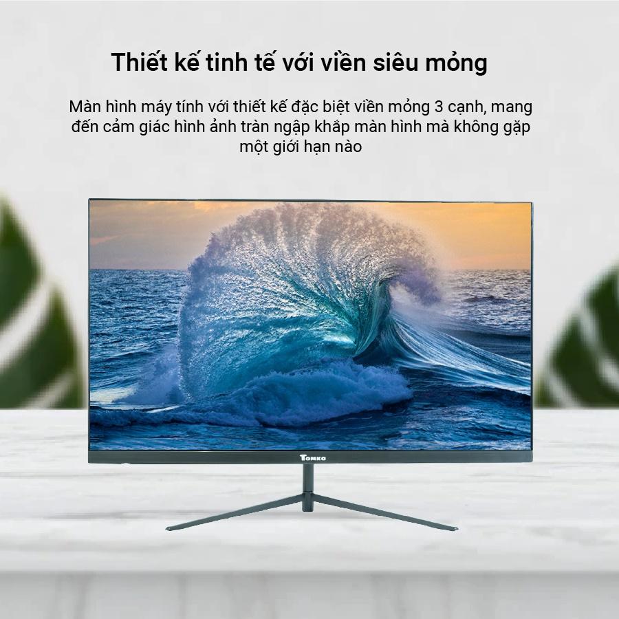 Màn hình máy tính Tomko T2721F 27 inch Full 3 viền IPS 75Hz (HDMI+VGA+DC) - siêu rẻ siêu chất lượng - Hàng chính hãng