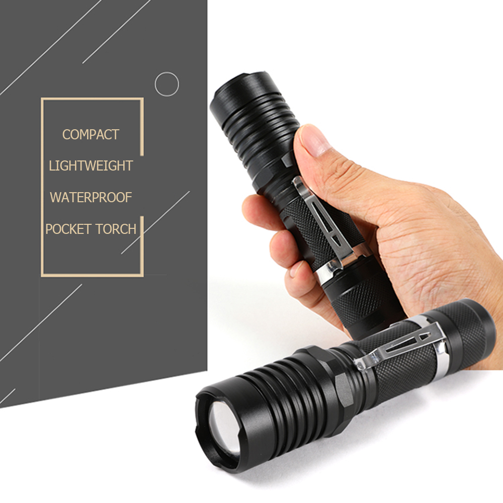 Đèn pin cầm tay ngoài trời 5 chế độ dành cho các hoạt động cắm trại, săn bắt