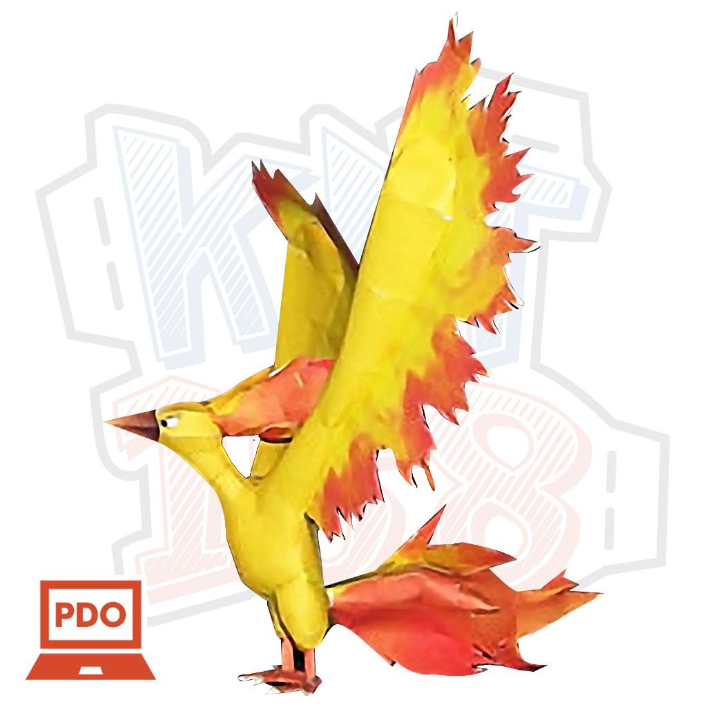 Mô hình giấy Anime Pokemon Moltres