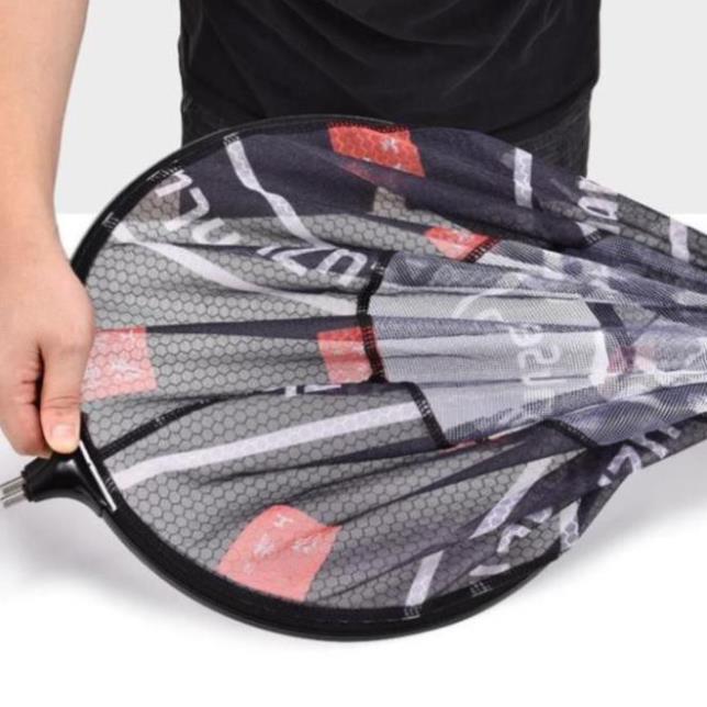 Mặt Vợt Cá Carbon vành tròn 35cm 40cm Chuyên Câu Đơn Câu Đài LK-2