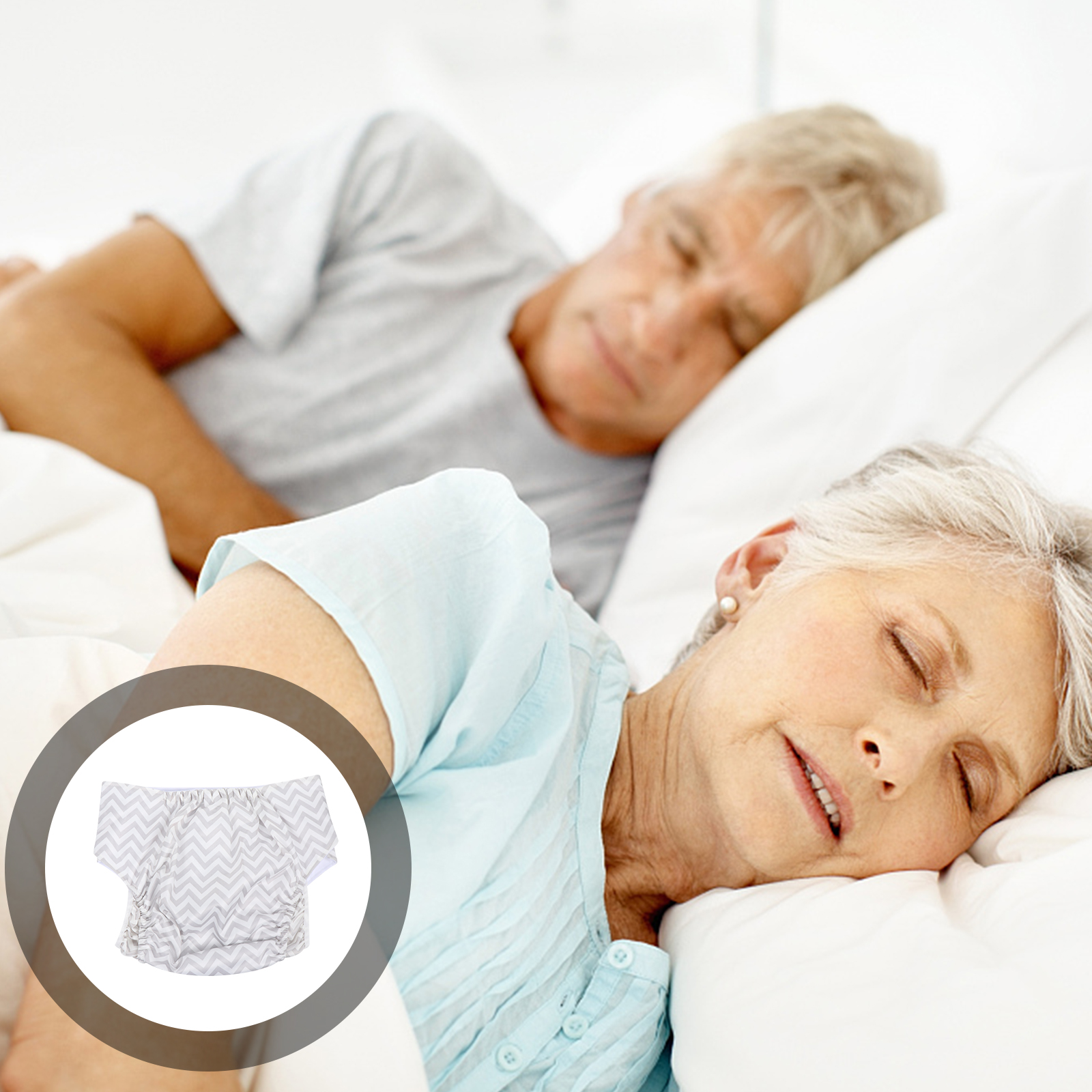1 Máy Tính Chống Rò Rỉ Tã Người Lớn Có Thể Tái Sử Dụng In Hình Người Già Bỉm Tã Vải