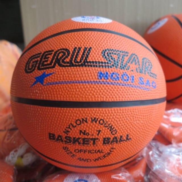 Combo khung bóng rổ 35cm kèm bóng rổ cỡ nhỏ (tặng kèm lưới và kim bơm)