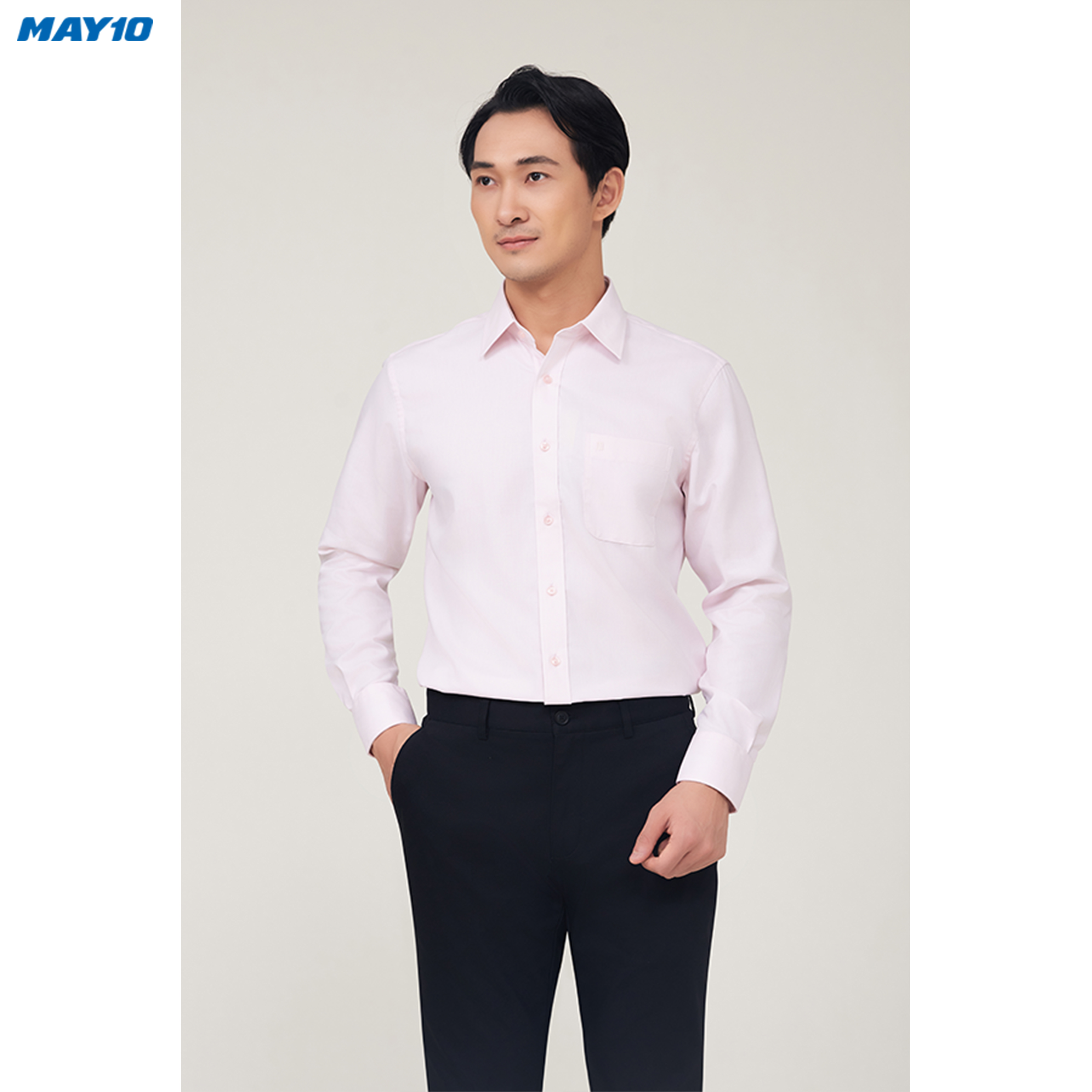 Sơ mi nam dài tay May 10 form Regular mã 010123107OL 29