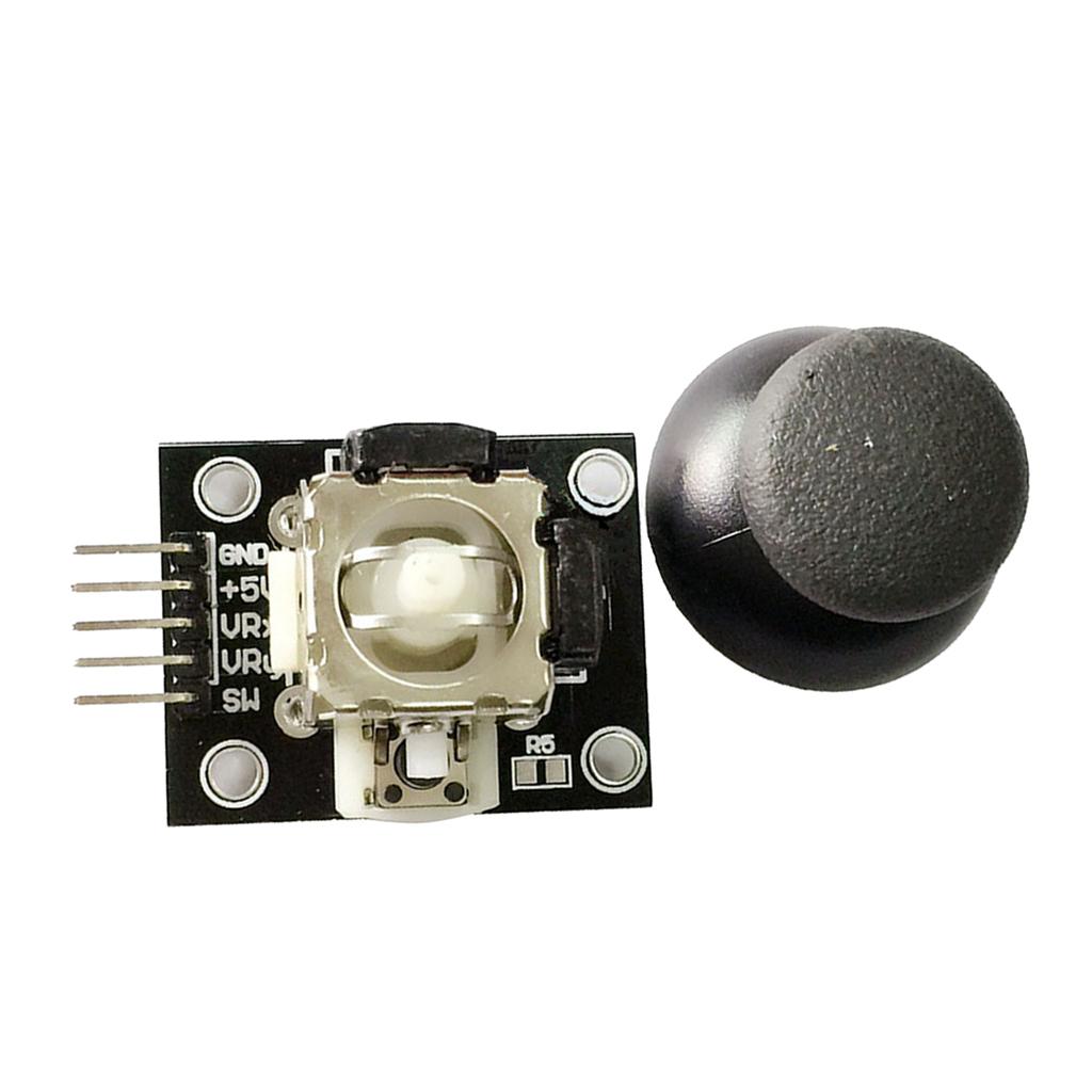 5 Pin Xy Dual Trục Cần Điều Khiển Ngón Tay Cái Dính Mô Đun Cho Arduino PS2